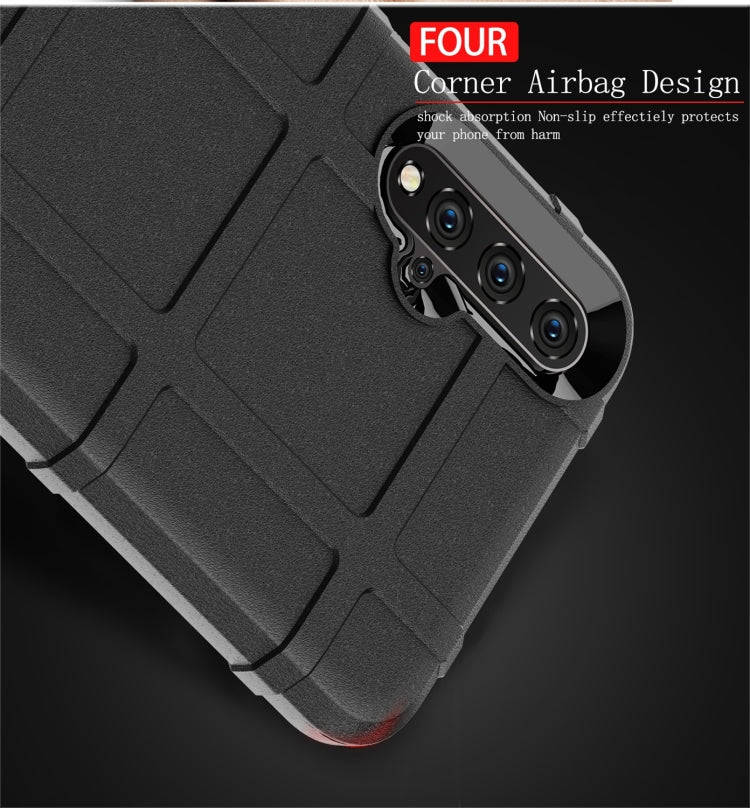 Shockproof Rugged Shield Full Coverage Protective Silicone Case for Huawei Nova 5 (Black)