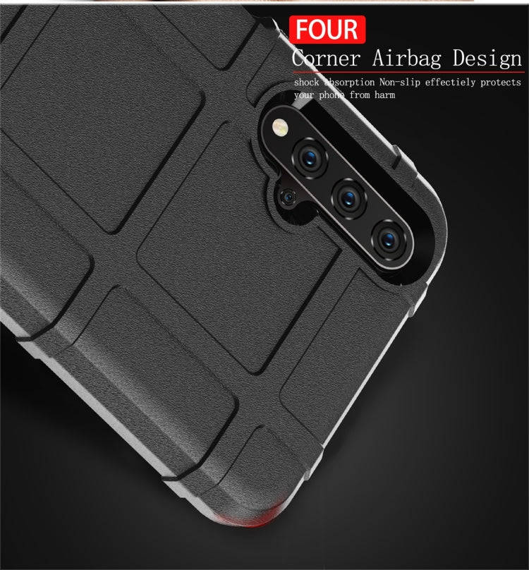 Shockproof Protector Cover Full Coverage Silicone Case for Huawei Honor 20 (Grey)