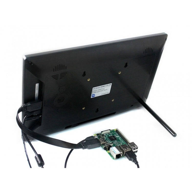 WAVESHARE 13.3inch HDMI LCD (H) Capacitive Touch Screen LCD with Toughened Glass Cover, Supports ...