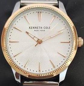 Authentic KENNETH COLE Two Tone Stainless Steel Mens Watch