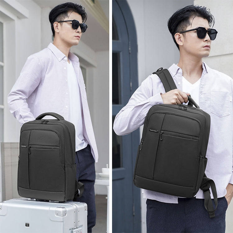 cxs-610 Multifunctional Oxford Cloth Laptop Bag Backpack (Light Grey)