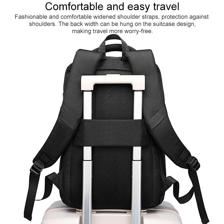cxs-619 Multifunctional Oxford Laptop Bag Backpack (Dark Gray)