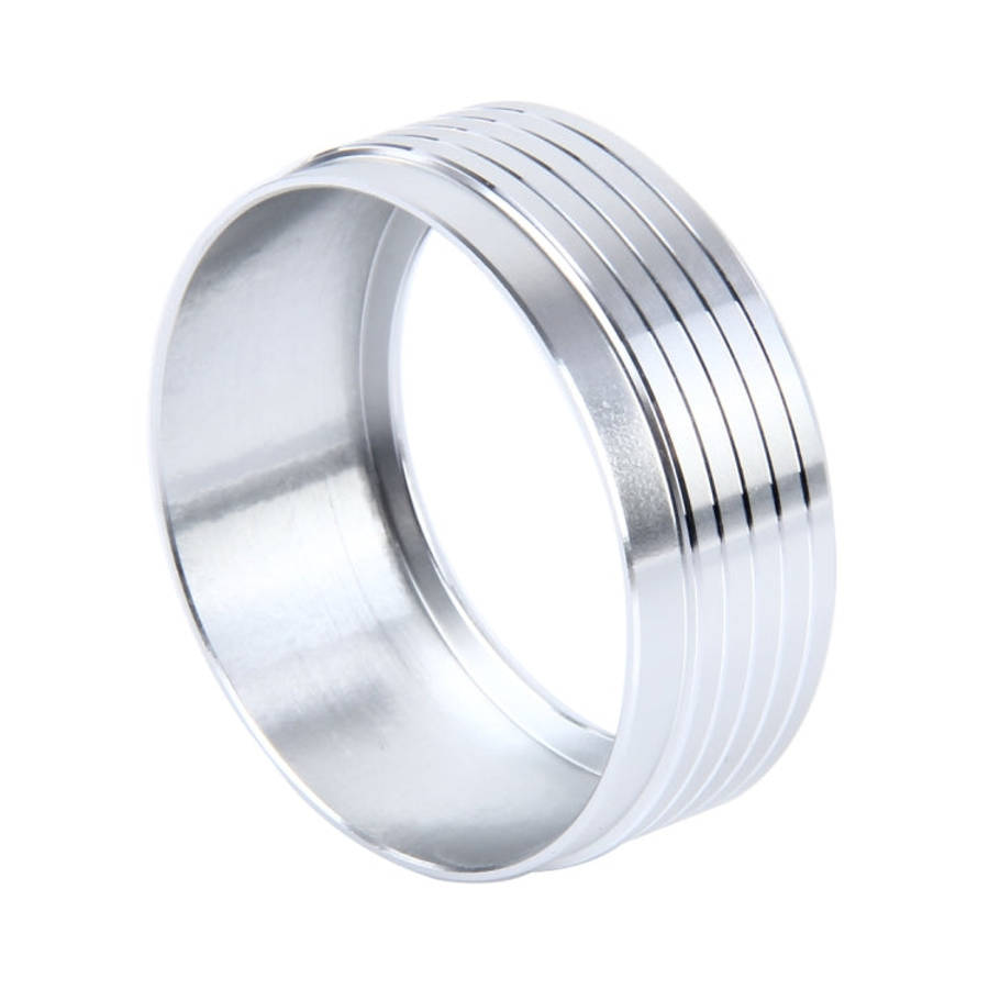 3 PCS Car Aluminum Air Conditioner Knob Case For Subaru(Silver)
