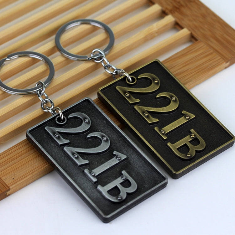 Detective Sherlock 221B Key Chain Car Key Ring Multi-functional Tool Key Holder Key Chains Rings ...