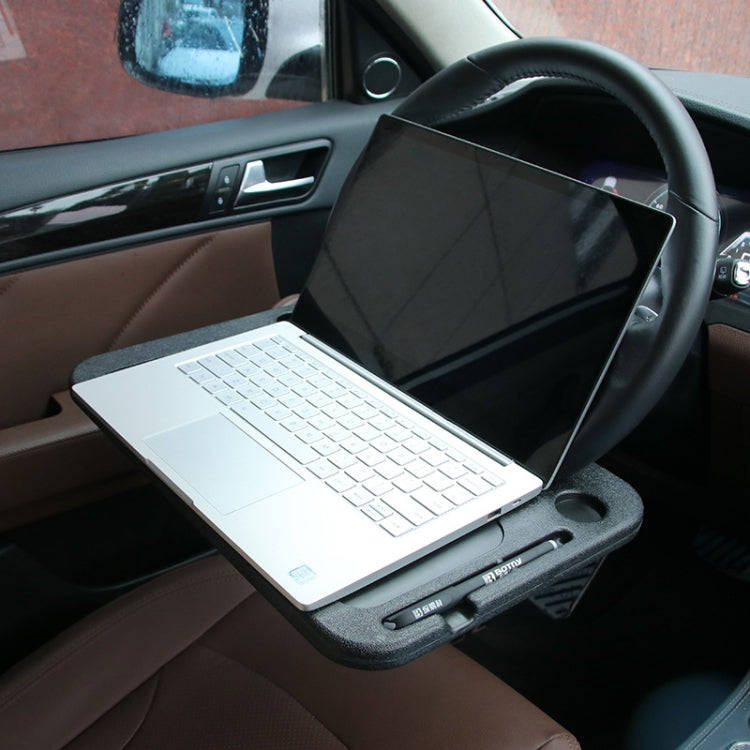Multi-function Car Steering Wheel Computer Card Table Box Car Tray Desktop Computer Desk Car Lapt...