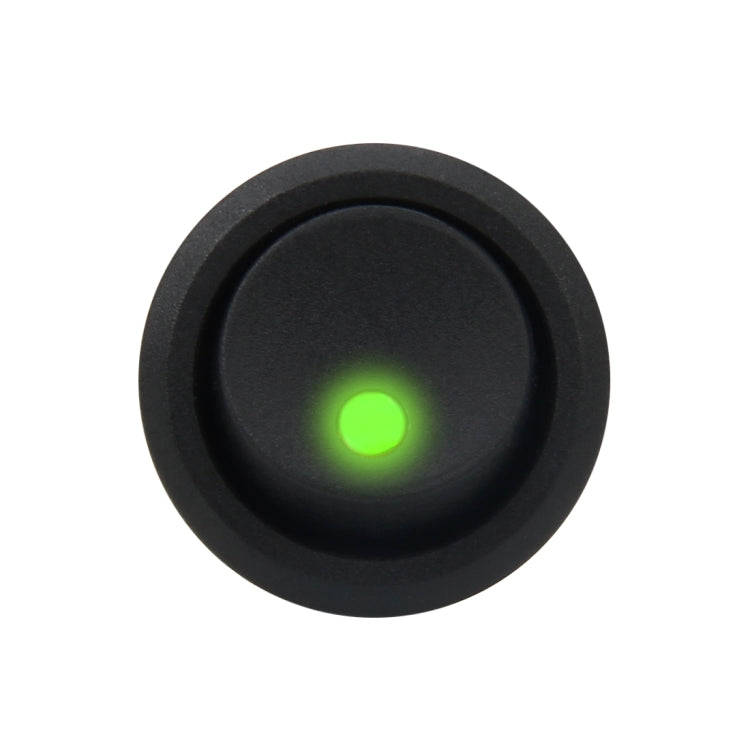 20 Amp 12 Volt Triple Plugs LED ON OFF Rocker Power Switch (Green Light)