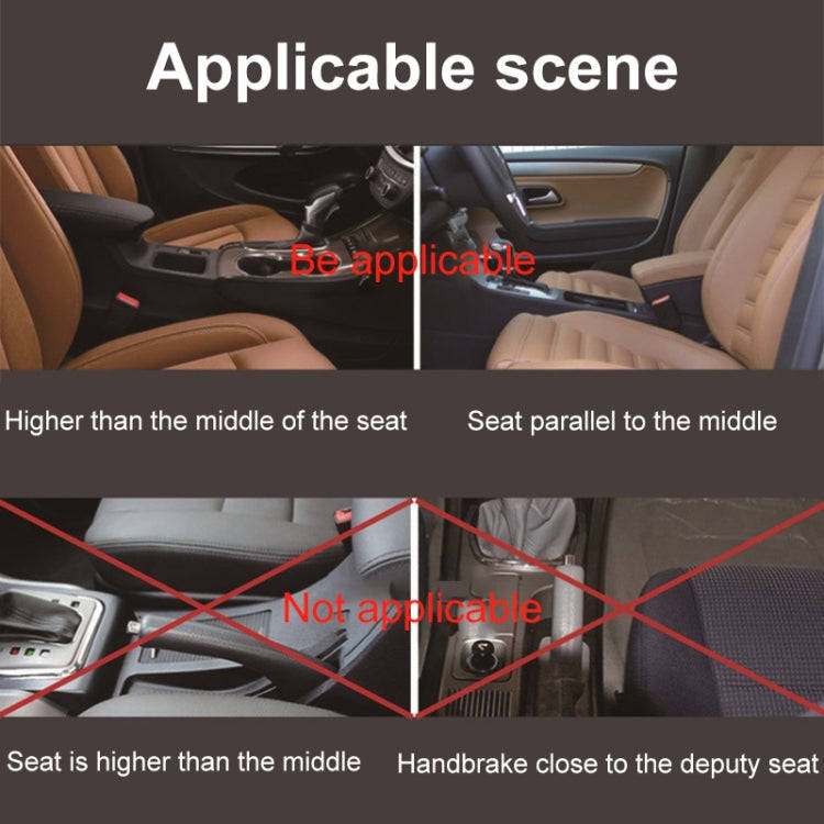Universal Car Multi-functional Console Side Pocket Seat Gap Side Storage Box (Brown)