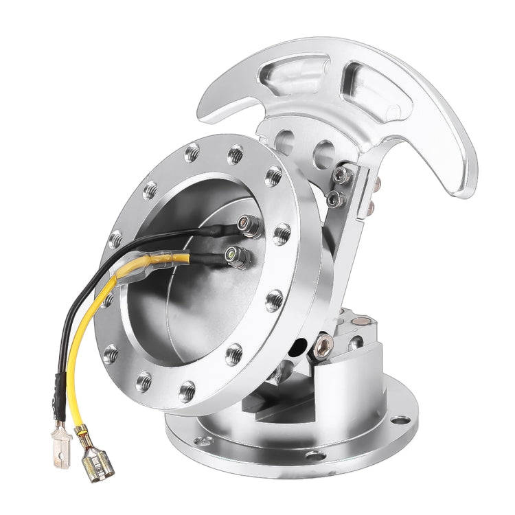 Car Tilt Racing Steering Wheel Quick Release Hub Kit Adapter Body Removable Snap Off Boss Kit(Sil...