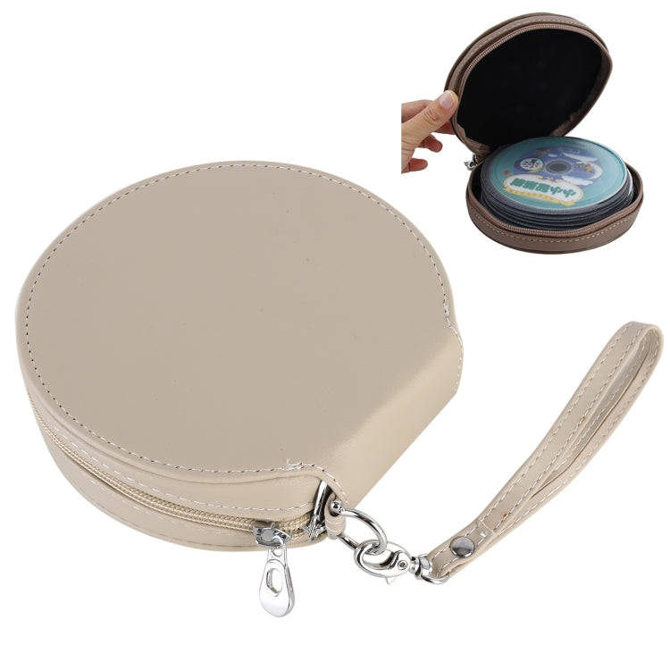 20 CD Disc Storage Case Leather Bag Heavy Duty CD/ DVD Wallet for Car, Home, Office and Travel (B...