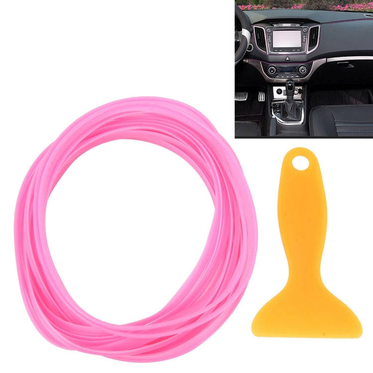 5m Flexible Trim For DIY Automobile Car Interior Moulding Trim Decorative Line Strip with Film Sc...