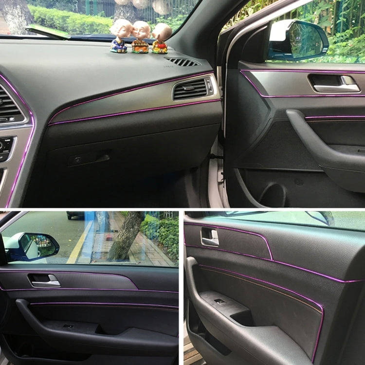 5m Flexible Trim For DIY Automobile Car Interior Moulding Trim Decorative Line Strip with Film Sc...
