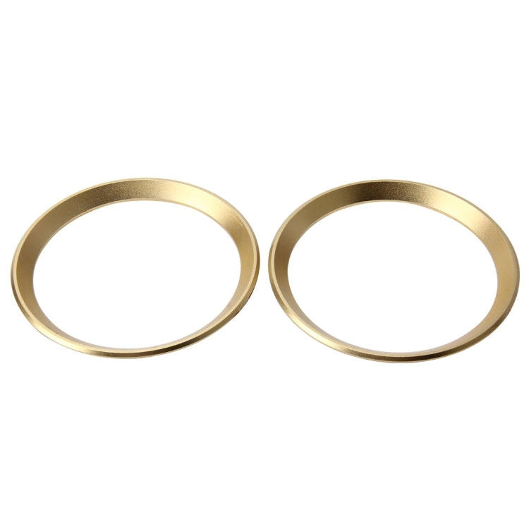 2 PCS Car Logo Decorative Circle Steering Wheel Decoration Ring Sticker Logo Car Styling Modifica...