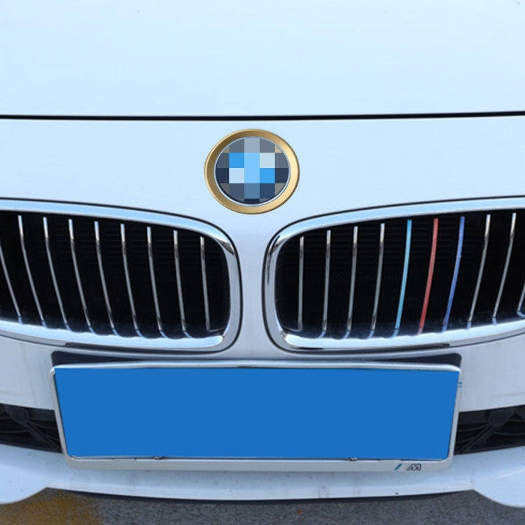 2 PCS Car Logo Decorative Circle Steering Wheel Decoration Ring Sticker Logo Car Styling Modifica...