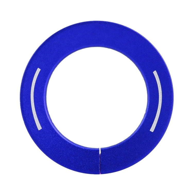 Car Engine Start Key Push Button Ring Trim Metal Sticker Decoration for Nissan X-TRAIL (Blue)