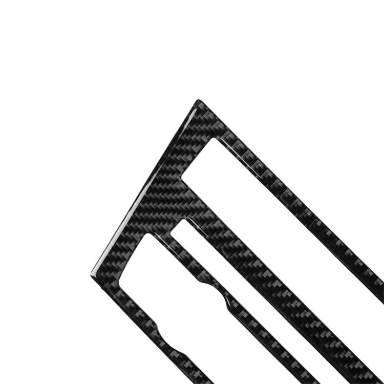 Carbon Fiber Car CD Panel Center Console Air Conditioning Panel Decorative Sticker for BMW 5 Seri...
