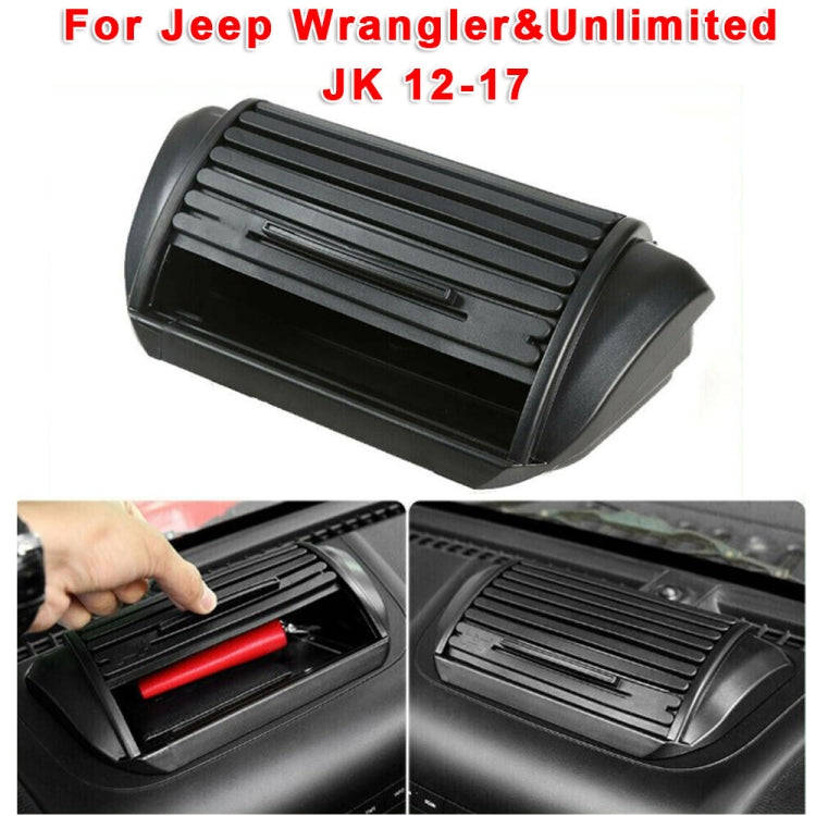 Car Dashboard Storage Box Organizer ABS Center Console Tray for Jeep Wrangler & Unlimited JK 2012...