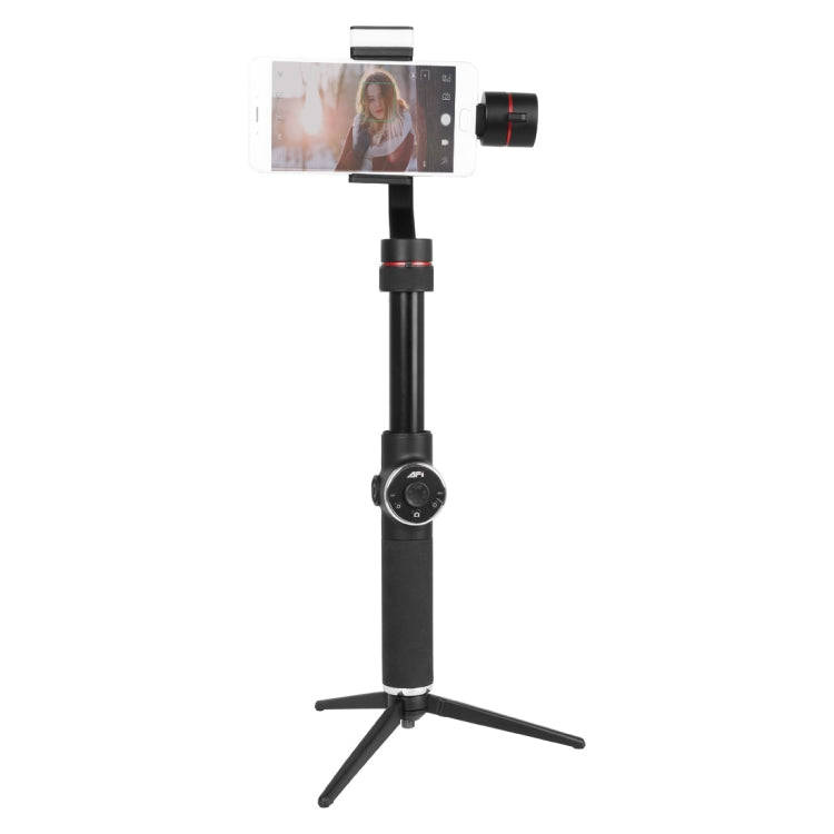 AFI V5 Smooth 3-Axis Handheld Aluminum Brushless Gimbal Stabilizer with Tripod Mount & Fill Light...