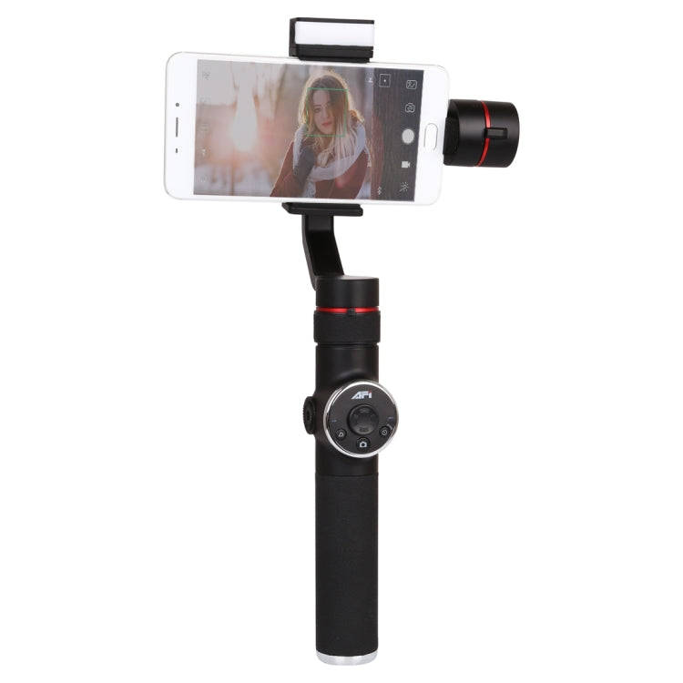 AFI V5 Smooth 3-Axis Handheld Aluminum Brushless Gimbal Stabilizer with Tripod Mount & Fill Light...