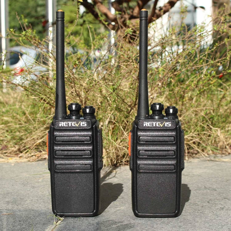 1 Pair RETEVIS RT24 EU Frequency PMR 446/400-470MHz 16CHS Two Way Radio Handheld Walkie Talkie, E...