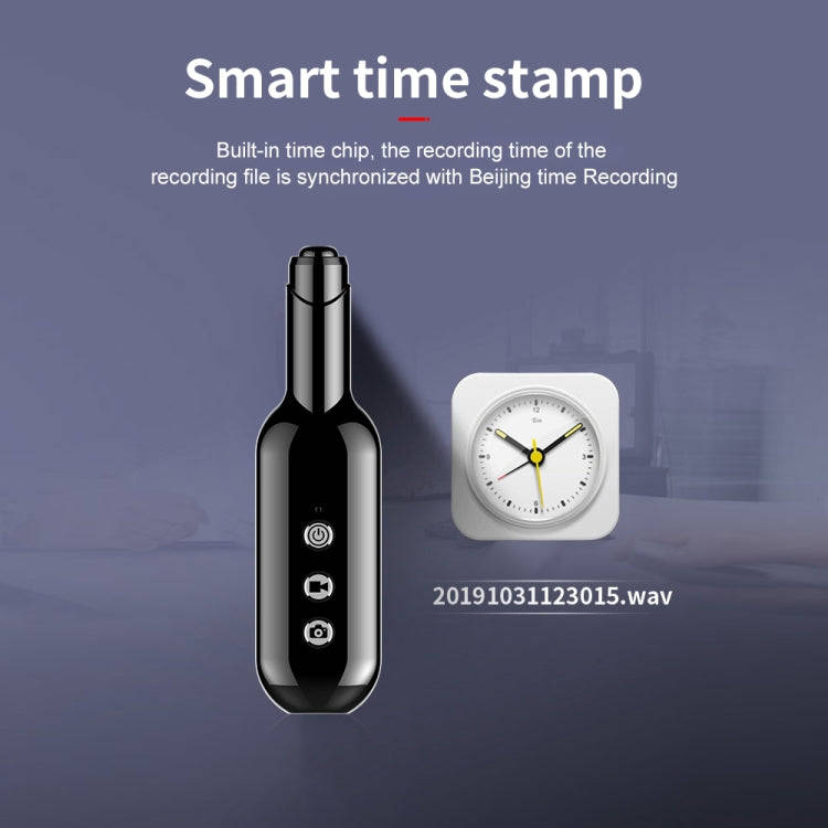 D3 AI Smart High-definition Noise Reduction Voice Recorder, Capacity:16GB(Black)