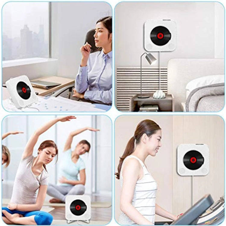 Kecag KC-809 10W Portable Bluetooth Album CD Player Player(Pink)