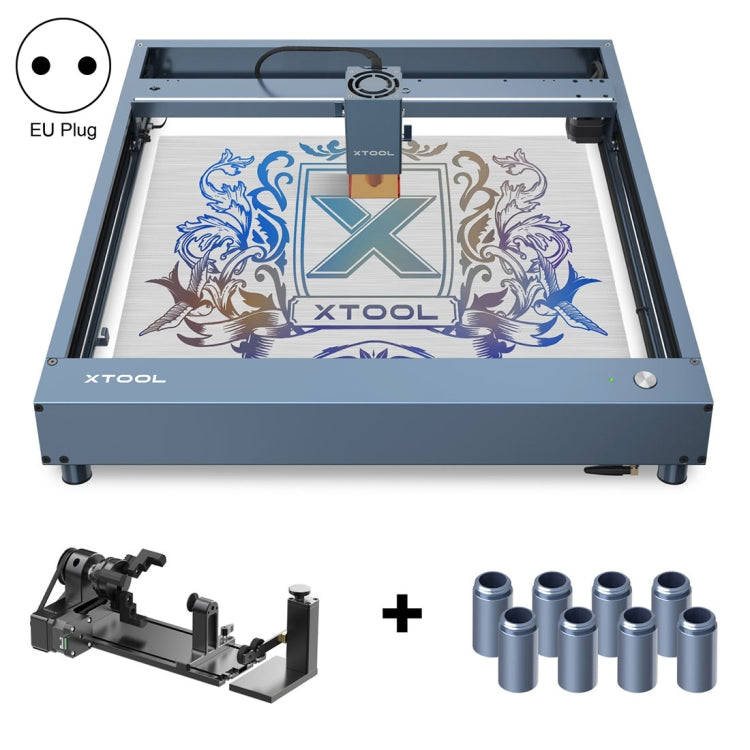 XTOOL D1 Pro-20W High Accuracy DIY Laser Engraving & Cutting Machine + Rotary Attachment + Raiser...
