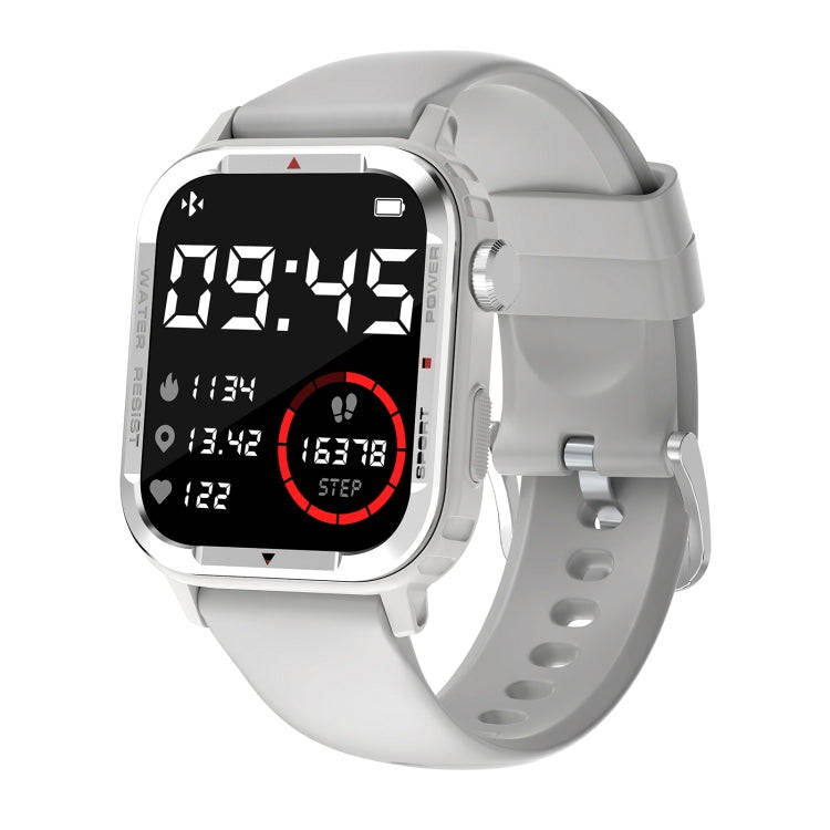 G96 1.85 inch HD Square Screen Rugged Smart Watch Support Bluetooth Calling/Heart Rate Monitoring...