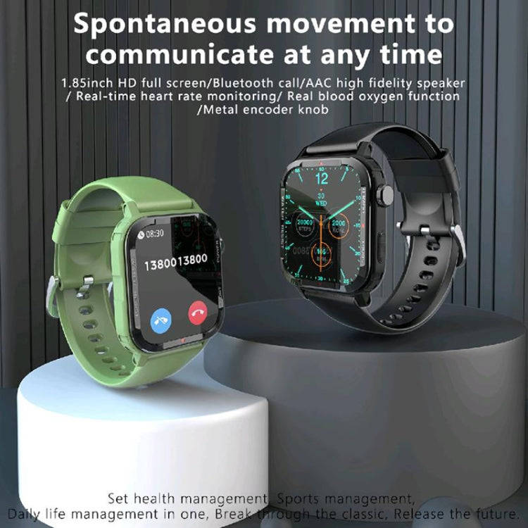 G96 1.85 inch HD Square Screen Rugged Smart Watch Support Bluetooth Calling/Heart Rate Monitoring...