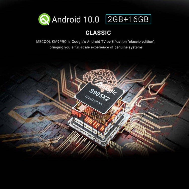 MECOOL KM9 Pro 4K Ultra HD Smart Android 10.0 Amlogic S905X2 TV Box with Remote Controller, 2GB+1...