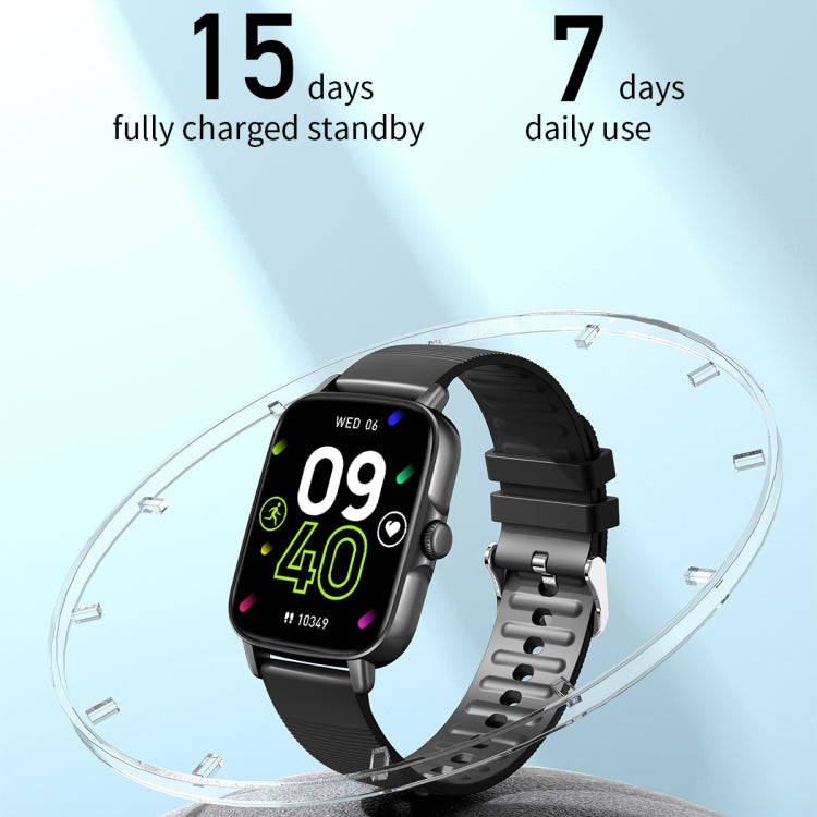 KT59 Pro 1.83 inch IPS Screen Smart Watch Supports Bluetooth Call/Blood Oxygen Monitoring(Silver)