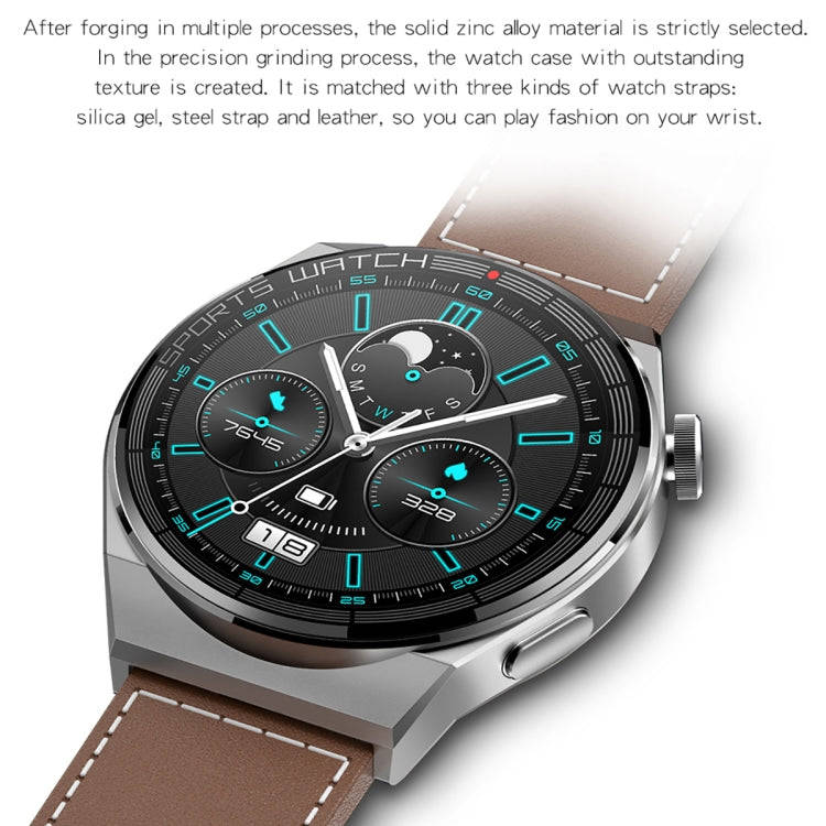 KT62 1.36 inch TFT Round Screen Smart Watch Supports Bluetooth Call/Blood Oxygen Monitoring, Stra...