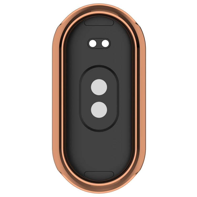 For Xiaomi Mi Band 8 / 9 Ceramic / 10 Ceramic Full Coverage TPU Electroplating Watch Protective C...