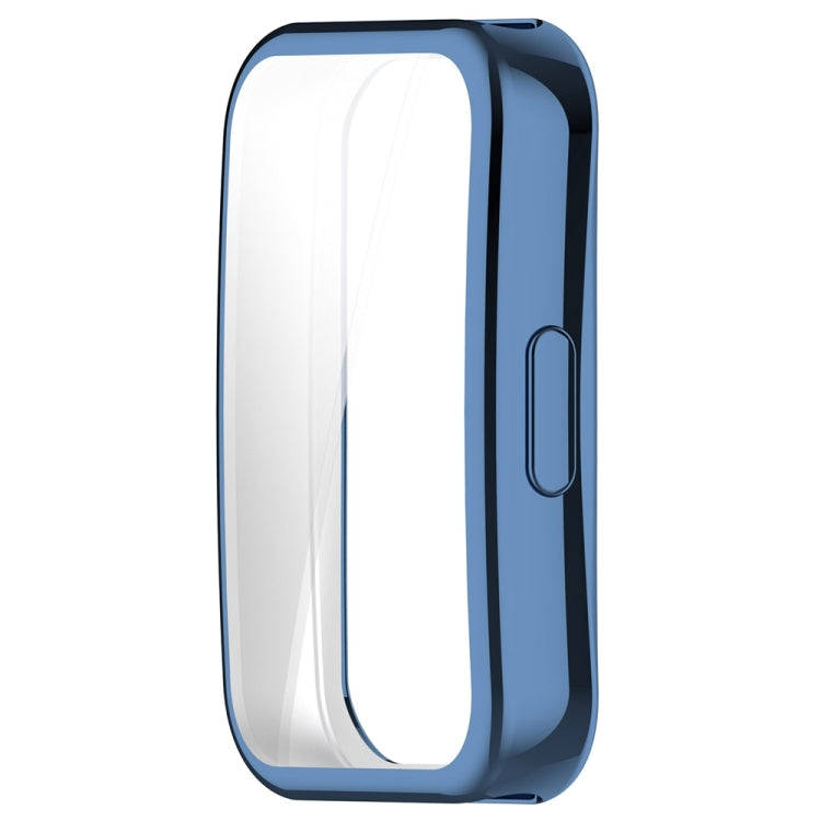 For Huawei Band 10 / 9 / 8 Full Coverage TPU Electroplating Watch Protective Case(Blue)