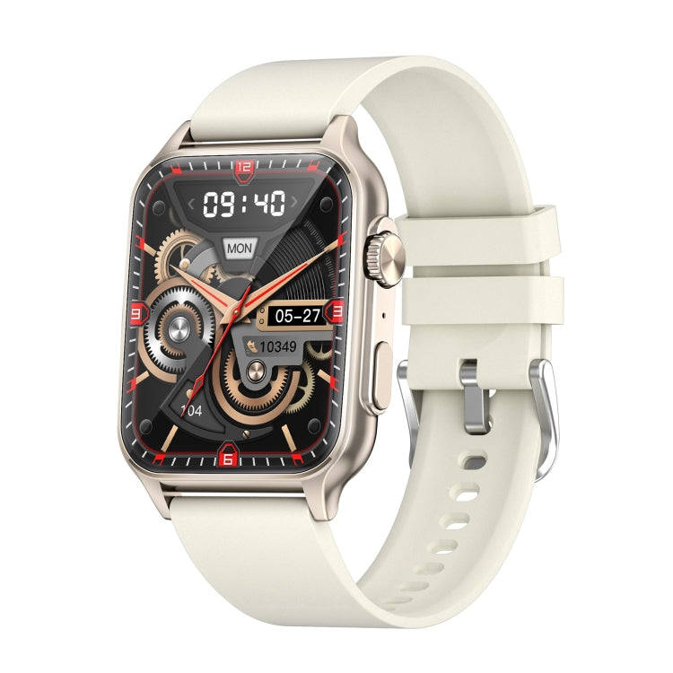 KT64 1.96 inch IPS Screen Smart Watch Supports Bluetooth Calls/Blood Oxygen Monitoring(Gold)