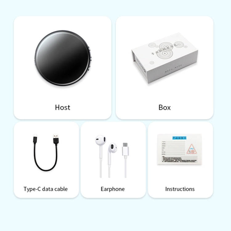 JNN M29 Portable Noise Reduction Smart Voice Control Magnetic Recorder, Memory:32GB