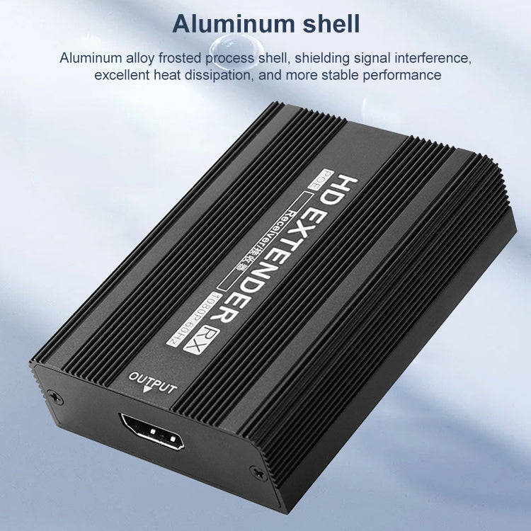 Measy ET1815 HDMI Extender Transmitter and Receiver Converter, Transmission Distance: 150m, Plug:US