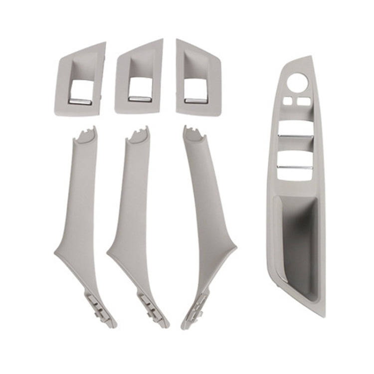 For BMW F10 / F18 5 Series 7pcs Car Inside Doors Handle Pull Trim Cover, Right Driving, 514172258...