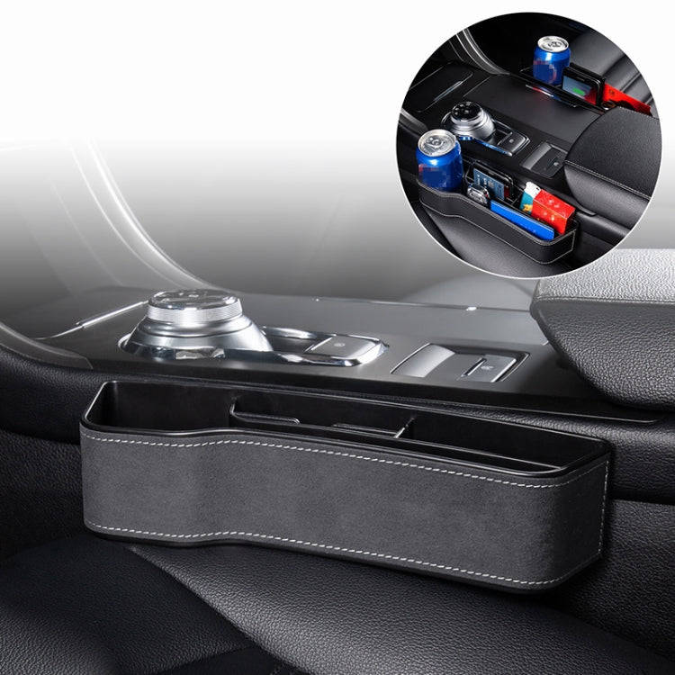 Car Multi-functional Console Box Cup Holder Seat Gap Side Storage Box, Frizzled Feather Style, Co...