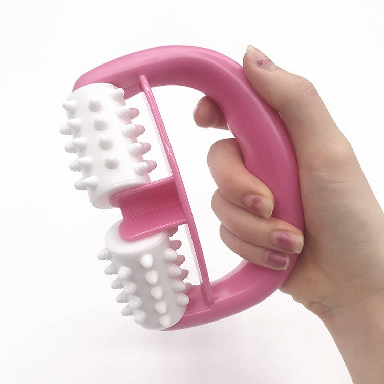 Body Mini Roller Meridian Massager(Rose Red Dot)
