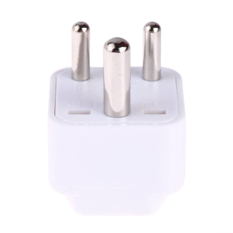 Portable Universal Socket to (Small) South Africa Plug Power Adapter Travel Charger (White)