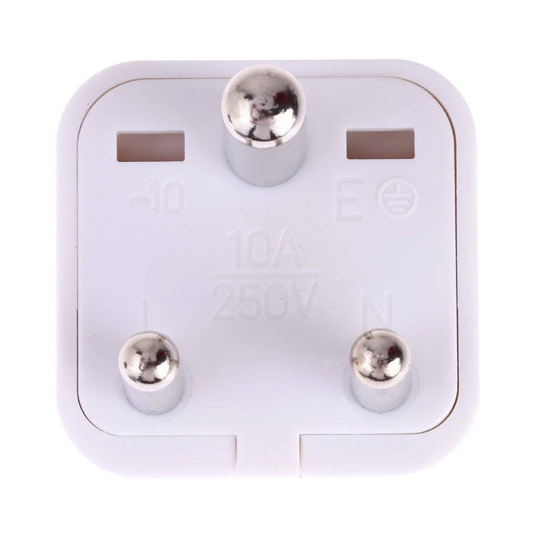 Portable Universal Socket to (Small) South Africa Plug Power Adapter Travel Charger (White)