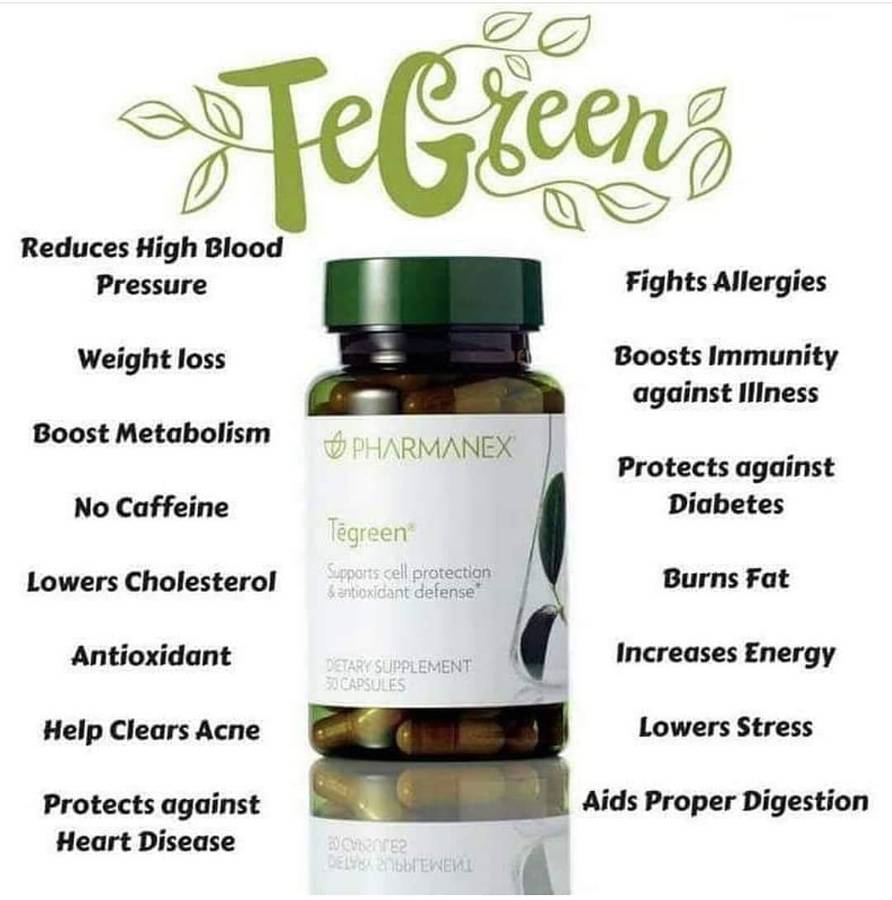 PHARMANEX Tegreen 97 Capsules - 120's