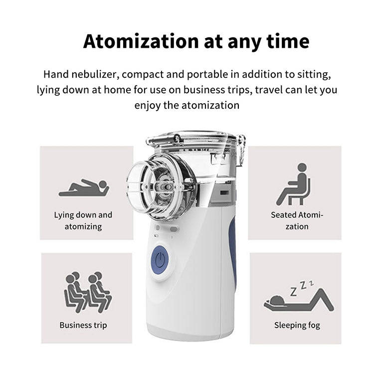 Portable Ultrasonic Nebulizer Mini Handheld Inhaler Respirator Health Care Home Machine Atomizer ...
