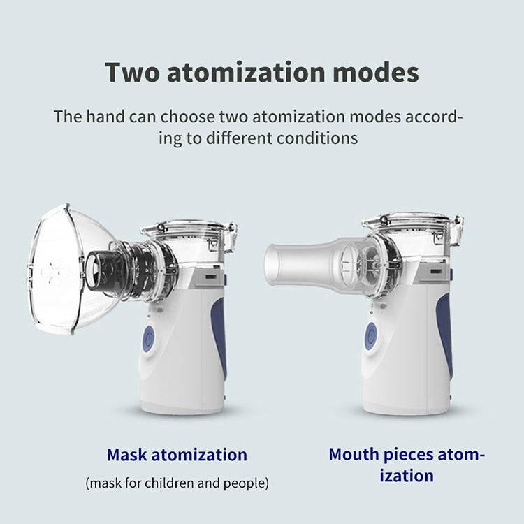 Portable Ultrasonic Nebulizer Mini Handheld Inhaler Respirator Health Care Home Machine Atomizer ...