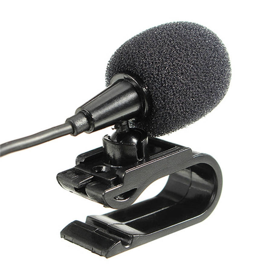 ZJ025MR Stick-on Clip-on Lavalier Stereo Microphone for Car GPS / Bluetooth Enabled Audio DVD Ext...