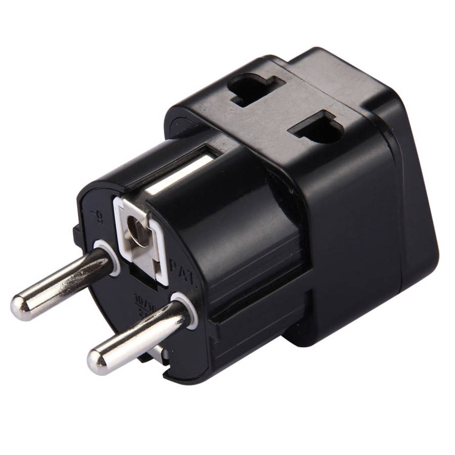 WD-9 Portable Universal Plug to (French / German) EU Plug Adapter Power Socket Travel Converter(B...