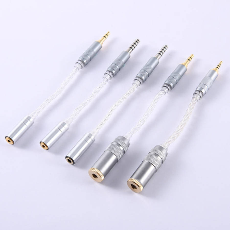 ZS0021 3.5mm Male to 2.5mm Female Balance Adapter Cable (Silver)