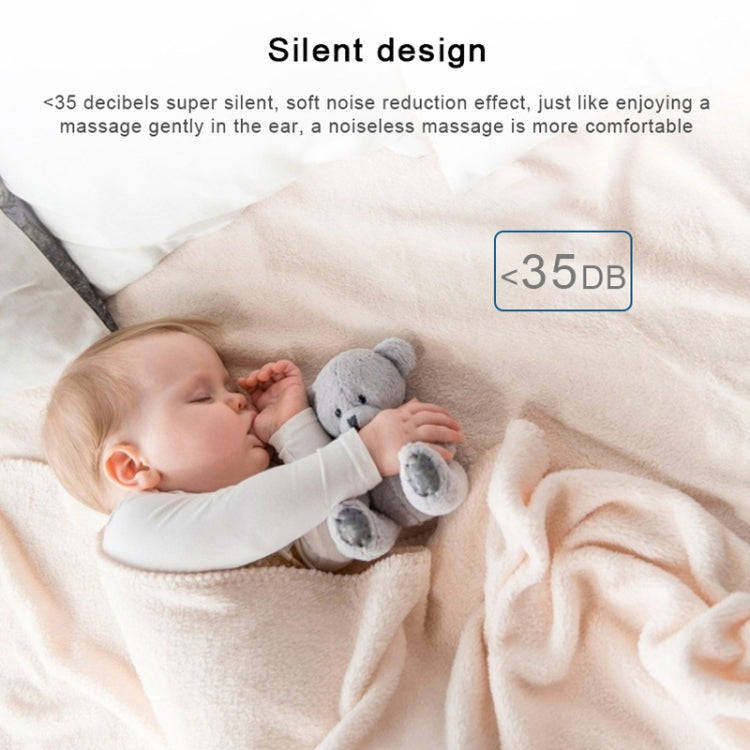 Portable Mini Multifunctional Physiotherapy Electric Hand-held Massage Stick(White)