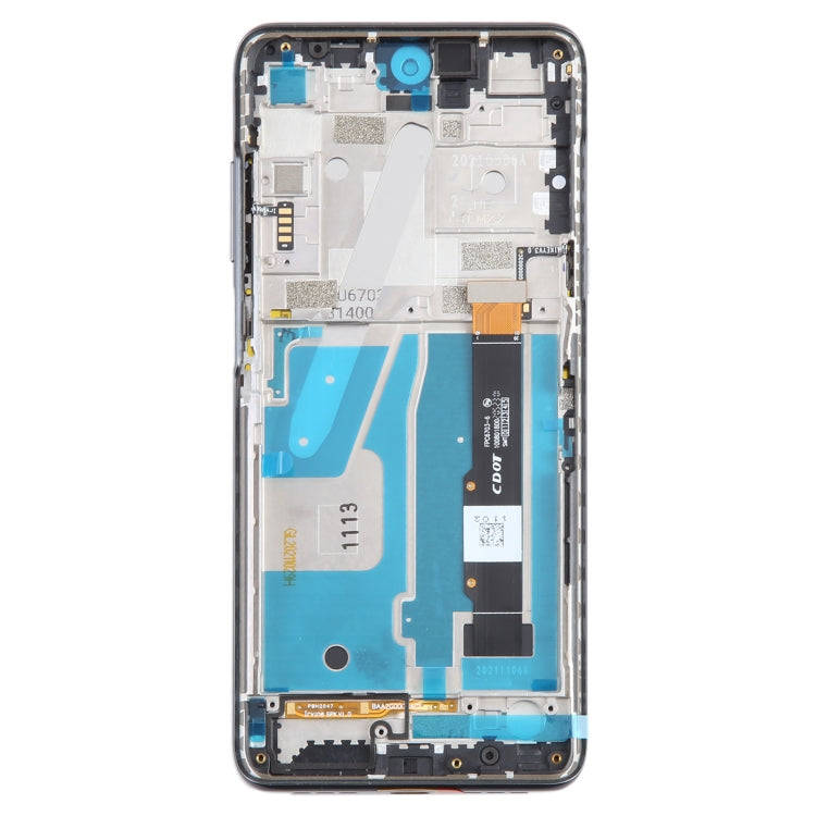 For TCL 20 5G OEM LCD Screen Digitizer Full Assembly with Frame (Black)
