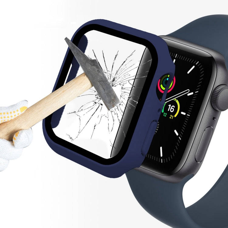 ENKAY Hat-Prince 2 in 1 PC Frame + 9H Tempered Glass Protector Full Coverage Case For Apple Watch...